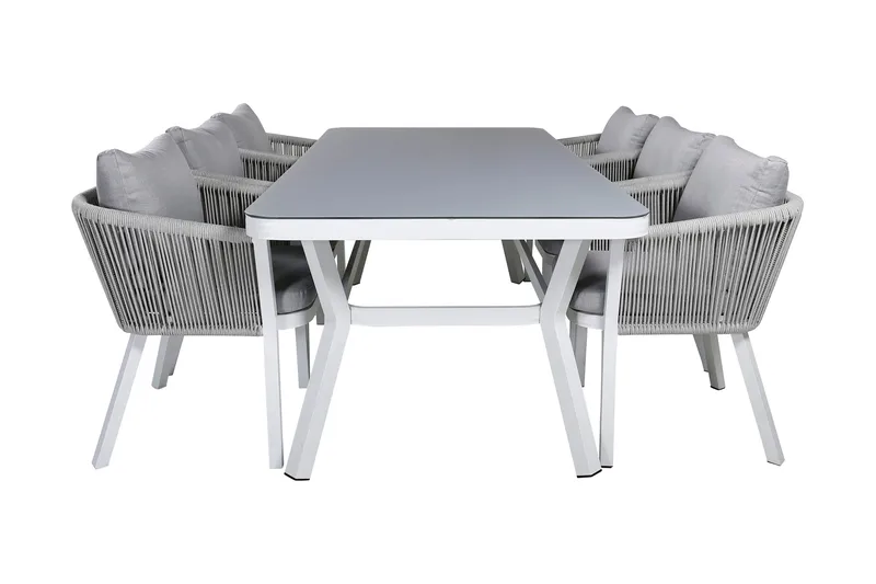 Ruokailuryhmä Virya 160 cm 6 tuolia, Ruskea