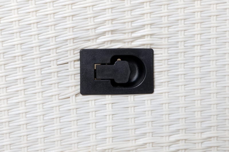 Ruokailuryhmä Virya 160 cm 6 Padova tuolia - Valkoinen - Puutarhakalusteet - Ulkoryhmä - Ruokailuryhmät ulos