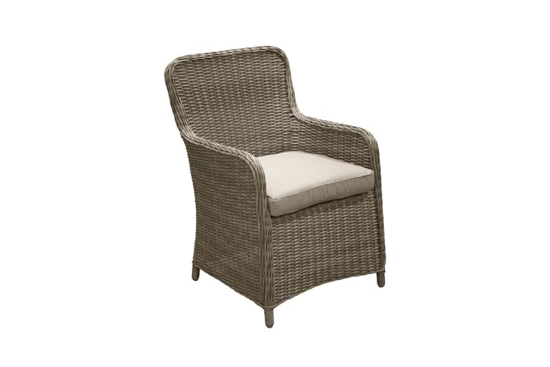 Ruokailuryhmä Wembley 200 cm 6 tuolia - Luonnonväri/Ruskea - Puutarhakalusteet - Ulkoryhmä - Ruokailuryhmät ulos