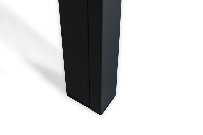 Ruokailuryhmä Portland 160-220x90 + 4 Maggie tuolia - Musta - Puutarhakalusteet - Ulkoryhmä - Ruokailuryhmät ulos