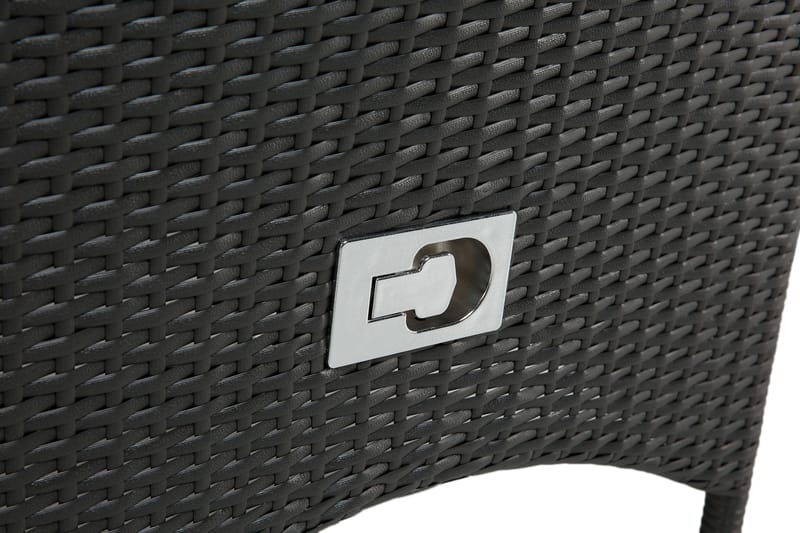 Ruokailuryhmä Portland 152-210x90 + 6 Jenny nojatuolia - Musta - Puutarhakalusteet - Ulkoryhmä - Ruokailuryhmät ulos