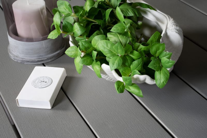 Ruokailuryhmä Parma Pyöreä 140 cm 4 Copacabana tuolia - Musta/Harmaa - Puutarhakalusteet - Ulkoryhmä - Ruokailuryhmät ulos