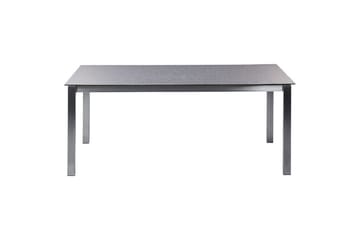 Trädgårdsmatgrupp Beliani Cosoleto/Grosseto 6-Sits Black||Silver - Puutarhakalusteet - Ulkoryhmä - Ruokailuryhmät ulos
