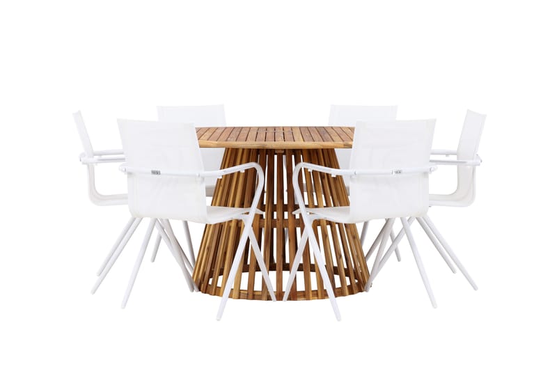 Tucumán Ruokailuryhmä + 6 tuolia, Luonnonväri