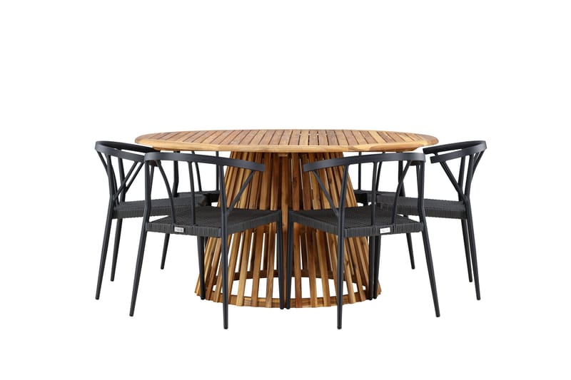 Tucumán Ruokailuryhmä + 6 tuolia, Luonnonväri