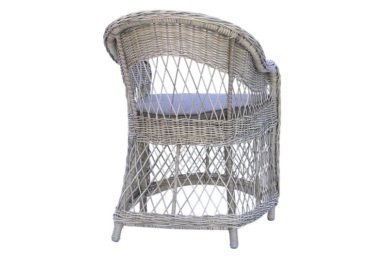 Ulkomöbeliryhmä 190 cm Pöytä & 6 Merida harmaat tuolit Ruskea - Ruskea - Puutarhakalusteet - Ulkoryhmä - Ruokailuryhmät ulos