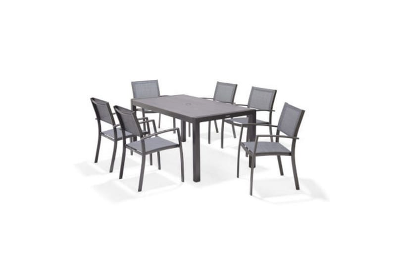 Ulkomöbeliryhmä Lifestyle Garden Solana 163 cm 6 carver-tuolia - 6 carver-tuolia - Puutarhakalusteet - Ulkoryhmä - Ruokailuryhmät ulos