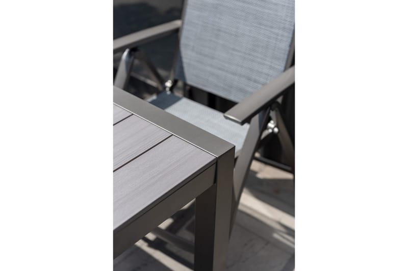 Ulkomöbeliryhmä Lifestyle Garden Solana 163 cm 6 säädettävää nojatuolia - 6 säädettävää nojatuolia - Puutarhakalusteet - Ulkoryhmä - Ruokailuryhmät ulos