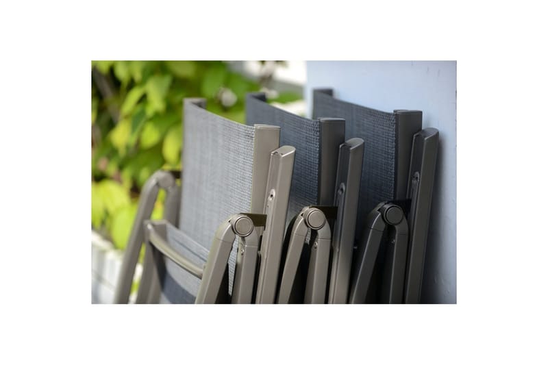 Ulkomöbeliryhmä Lifestyle Garden Solana 201 cm 6 carver-tuolia + 2 säädettävää nojatuolia - 6 carver-tuolia + 2 säädettävää nojatuolia - Puutarhakalusteet - Ulkoryhmä - Ruokailuryhmät ulos