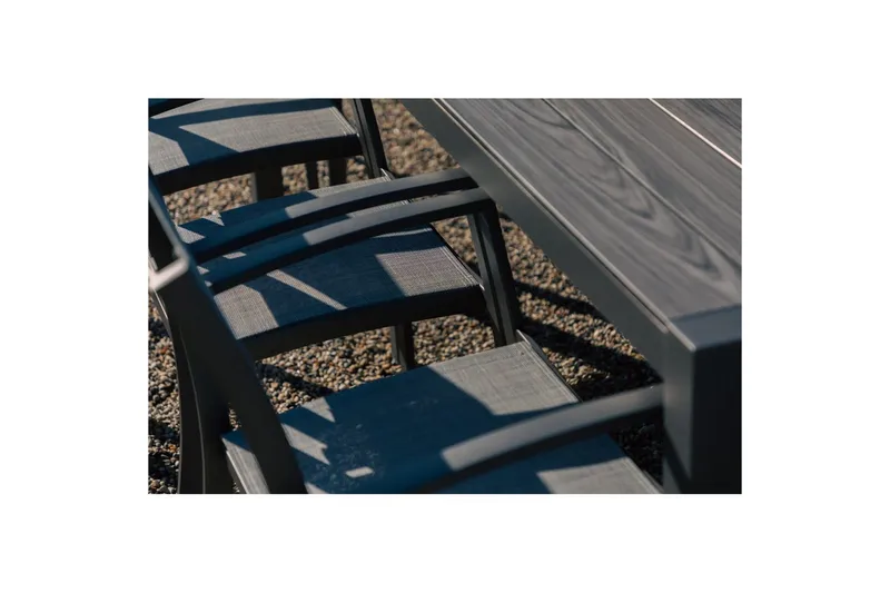 Ulkomöbeliryhmä Lifestyle Garden Solana 201 cm 6 carver-tuolia - 6 carver-tuolia - Puutarhakalusteet - Ulkoryhmä - Ruokailuryhmät ulos