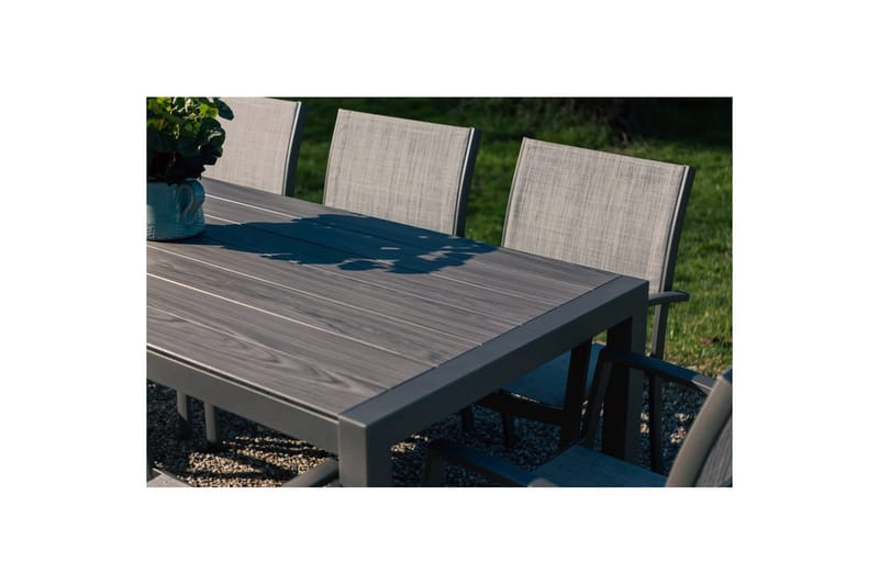 Ulkomöbeliryhmä Lifestyle Garden Solana 201 cm 6 carver-tuolia - 6 carver-tuolia - Puutarhakalusteet - Ulkoryhmä - Ruokailuryhmät ulos