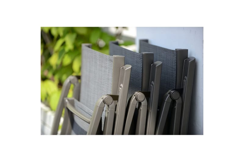 Ulkomöbeliryhmä Lifestyle Garden Solana 201 cm 6 säädettävää nojatuolia - 6 säädettävää nojatuolia - Puutarhakalusteet - Ulkoryhmä - Ruokailuryhmät ulos