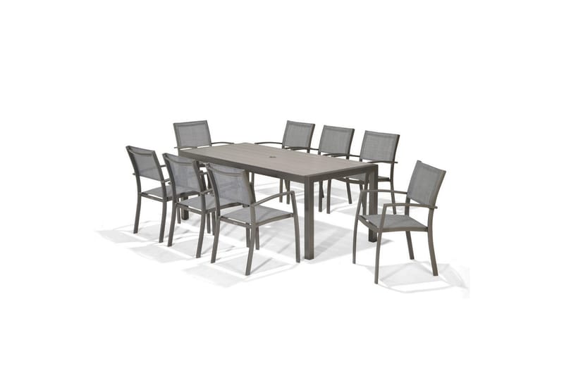 Ulkomöbeliryhmä Lifestyle Garden Solana 201 cm 8 carver-tuolia - 8 carver-tuolia - Puutarhakalusteet - Ulkoryhmä - Ruokailuryhmät ulos