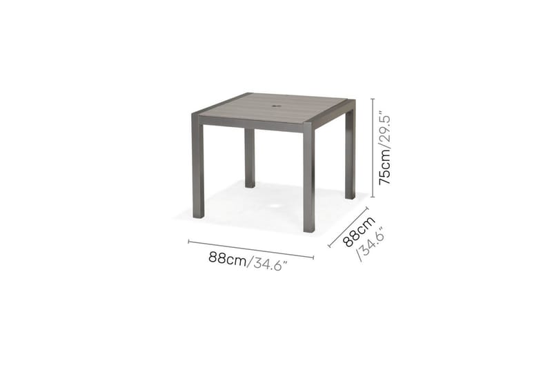 Ulkomöbeliryhmä Lifestyle Garden Solana 88 cm 4 carver-tuolia - 4 carver-tuolia - Puutarhakalusteet - Ulkoryhmä - Ruokailuryhmät ulos