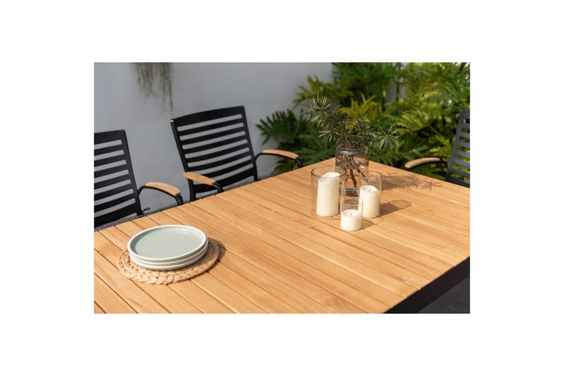 Ulkomöbeliryhmä Lifestyle Garden Portals 161 cm 4 carver-tuolia - 4 carver-tuolia - Puutarhakalusteet - Ulkoryhmä - Ruokailuryhmät ulos