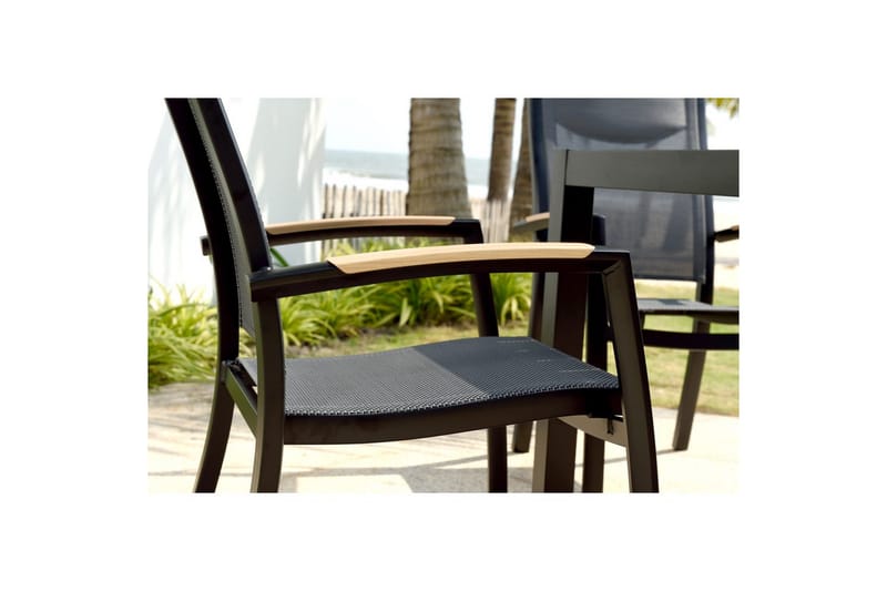 Ulkomöbeliryhmä Lifestyle Garden Panama 90 cm 4 pinottavaa nojatuolia - 4 pinottavaa nojatuolia - Puutarhakalusteet - Ulkoryhmä - Ruokailuryhmät ulos