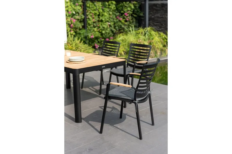 Ulkomöbeliryhmä Lifestyle Garden Portals 161 cm 6 carver-tuolia - 6 carver-tuolia - Puutarhakalusteet - Ulkoryhmä - Ruokailuryhmät ulos