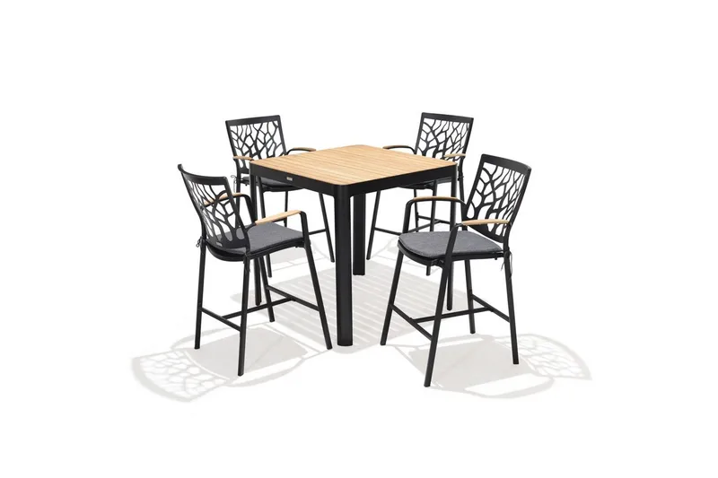 Ulkomöbeliryhmä Lifestyle Garden Portals baaripöytä 95 & 4 baarituoli, undefined