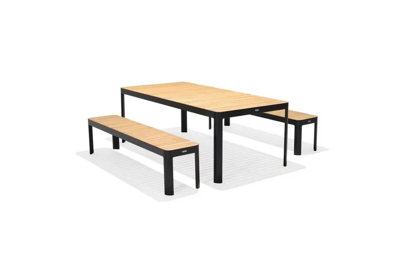 Ulkomöbeliryhmä Lifestyle Garden Portals 209 cm 2 penkkiä, 2 penkkiä