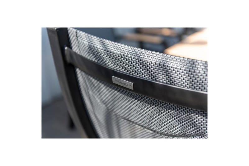 Ulkomöbeliryhmä Lifestyle Garden Panama 200 cm 6 pinottavaa nojatuolia + 2 säädettävää nojatuolia - 6 pinottavaa nojatuolia + 2 säädettävää nojatuolia - Puutarhakalusteet - Ulkoryhmä - Ruokailuryhmät ulos