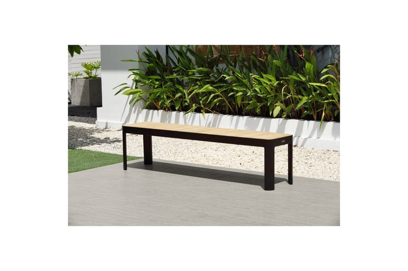 Ulkomöbeliryhmä Lifestyle Garden Portals 209 cm 5 pientä carver-tuolia + penkki - 5 pientä carver-tuolia + penkki - Puutarhakalusteet - Ulkoryhmä - Ruokailuryhmät ulos