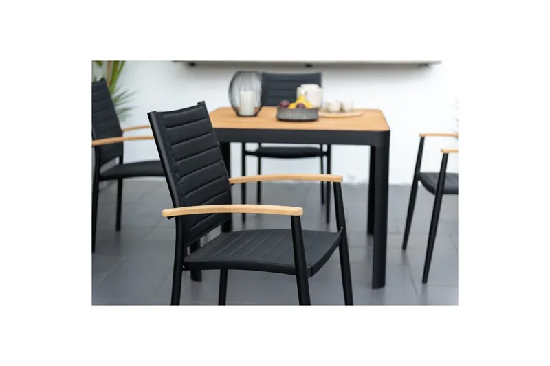 Ulkomöbeliryhmä Lifestyle Garden Portals 95 cm 4 kevyttä carver-tuolia - 4 kevyttä carver-tuolia - Puutarhakalusteet - Ulkoryhmä - Ruokailuryhmät ulos