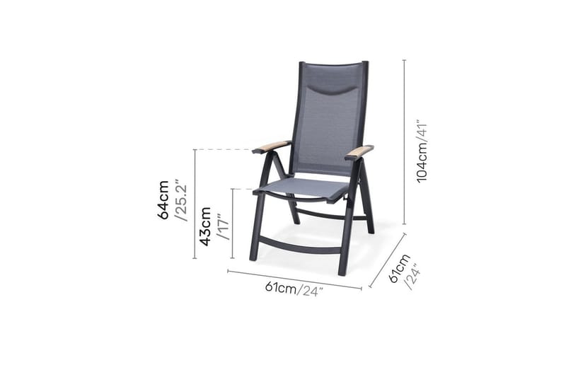 Ulkomöbeliryhmä Lifestyle Garden Panama 200 cm 8 asenn. nojatuoli - 8 asenn. nojatuoli - Puutarhakalusteet - Ulkoryhmä - Ruokailuryhmät ulos