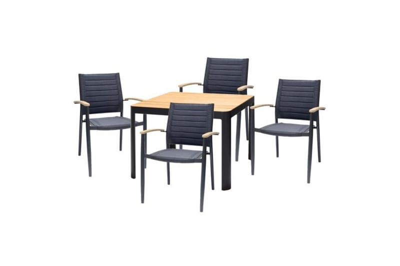 Ulkomöbeliryhmä Lifestyle Garden Portals 95 cm 4 kevyttä carver-tuolia - 4 kevyttä carver-tuolia - Puutarhakalusteet - Ulkoryhmä - Ruokailuryhmät ulos