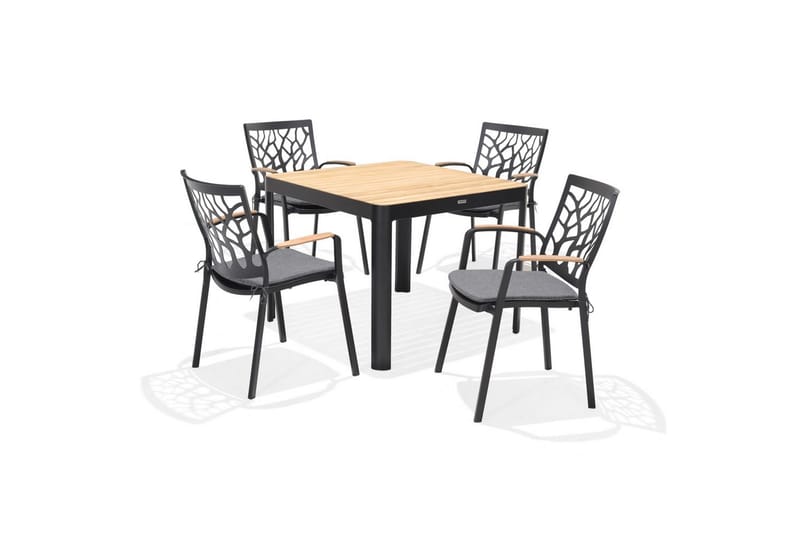 Ulkomöbeliryhmä Lifestyle Garden Portals 95 cm 4 leikkaustuolia - 4 leikkaustuolia - Puutarhakalusteet - Ulkoryhmä - Ruokailuryhmät ulos