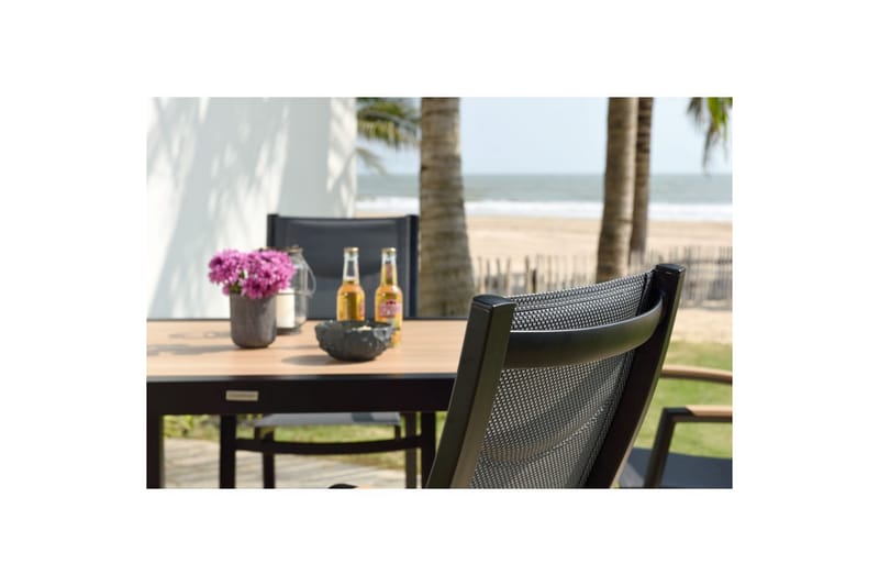 Ulkomöbeliryhmä Lifestyle Garden Panama 90 cm 4 pinottavaa nojatuolia - 4 pinottavaa nojatuolia - Puutarhakalusteet - Ulkoryhmä - Ruokailuryhmät ulos