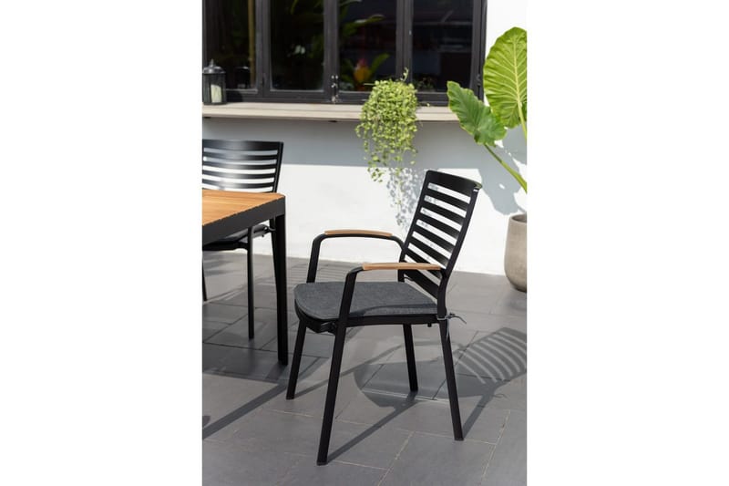 Ulkomöbeliryhmä Lifestyle Garden Portals 161 cm 4 carver-tuolia - 4 carver-tuolia - Puutarhakalusteet - Ulkoryhmä - Ruokailuryhmät ulos