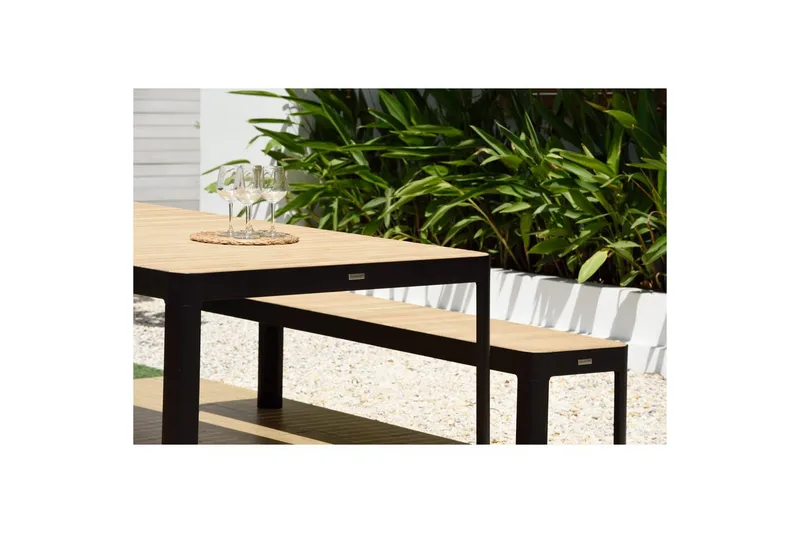 Ulkomöbeliryhmä Lifestyle Garden Portals 161 cm 2 penkkiä - 2 penkkiä - Puutarhakalusteet - Ulkoryhmä - Ruokailuryhmät ulos