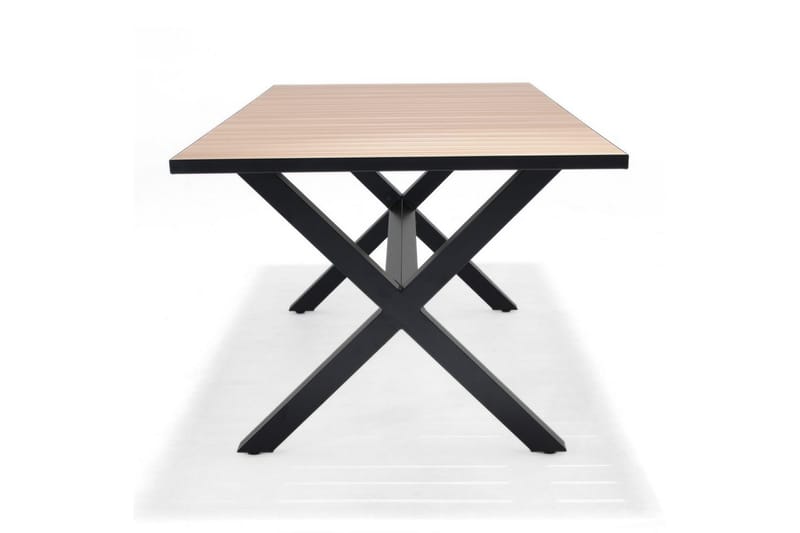 Ulkomöbeliryhmä Lifestyle Garden Panama 200 cm 6 säädettävää nojatuolia - 6 säädettävää nojatuolia - Puutarhakalusteet - Ulkoryhmä - Ruokailuryhmät ulos