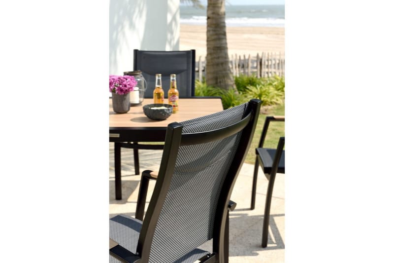 Ulkomöbeliryhmä Lifestyle Garden Panama 90 cm 4 pinottavaa nojatuolia - 4 pinottavaa nojatuolia - Puutarhakalusteet - Ulkoryhmä - Ruokailuryhmät ulos