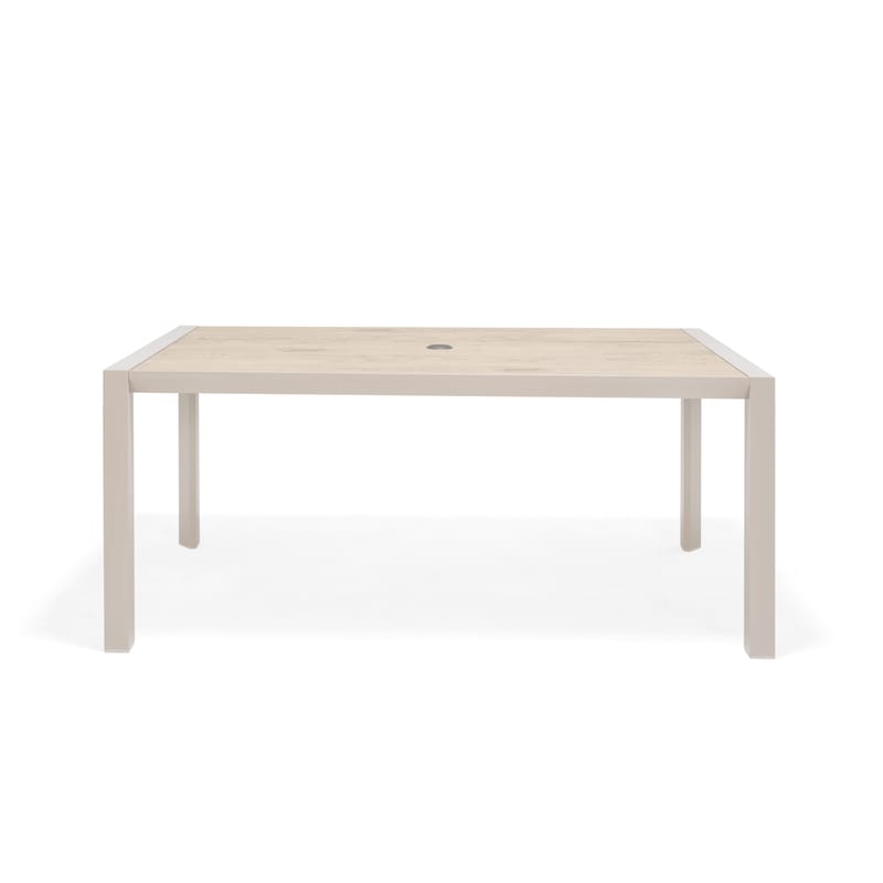 Urbanite Ulkoruokailuryhmä 160 cm 6 käsinojatuolia - Harmaa - Puutarhakalusteet - Ulkoryhmä - Ruokailuryhm ät ulos