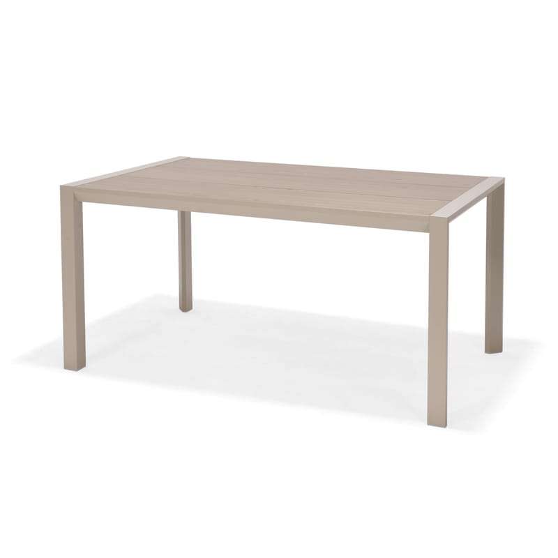 Urbanite Ulkoruokailuryhmä 160 cm 6 käsinojatuolia - Harmaa - Puutarhakalusteet - Ulkoryhmä - Ruokailuryhmät ulos