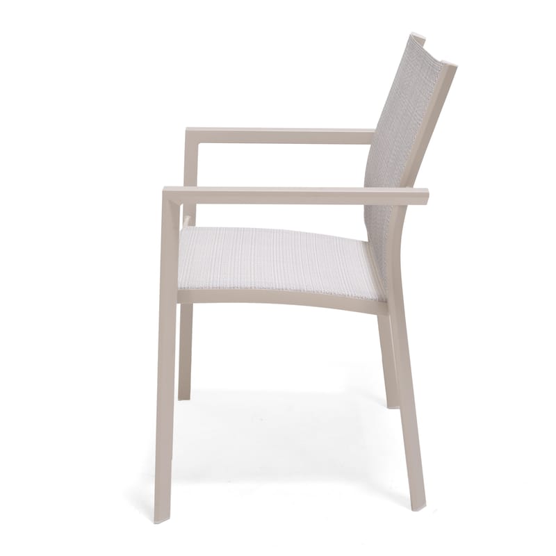 Urbanite Ulkoruokailuryhmä 205 cm 6 käsinojatuolia - Harmaa - Puutarhakalusteet - Ulkoryhmä - Ruokailuryhmät ulos