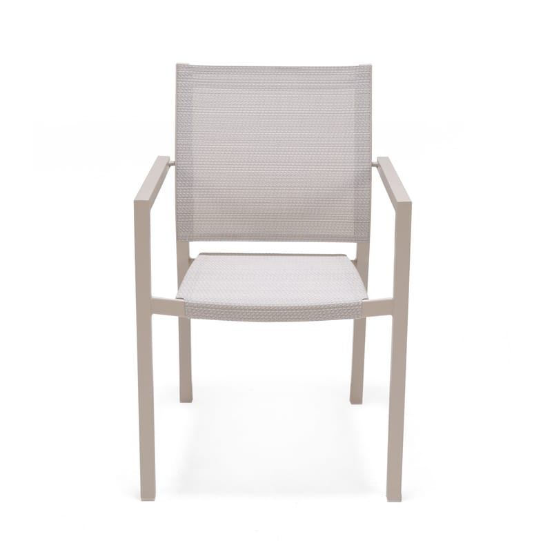 Urbanite Ulkoruokailuryhmä 205 cm 6 käsinojatuolia - Harmaa - Puutarhakalusteet - Ulkoryhmä - Ruokailuryhmät ulos