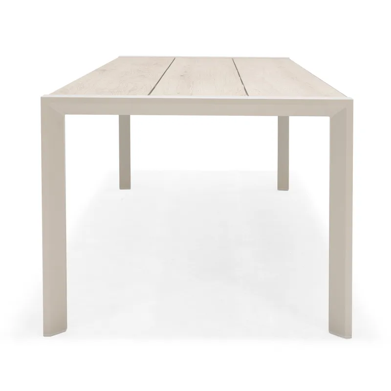 Urbanite Ulkoruokailuryhmä 205 cm 8 käsinojatuolia - Harmaa - Puutarhakalusteet - Ulkoryhmä - Ruokailuryhmät ulos