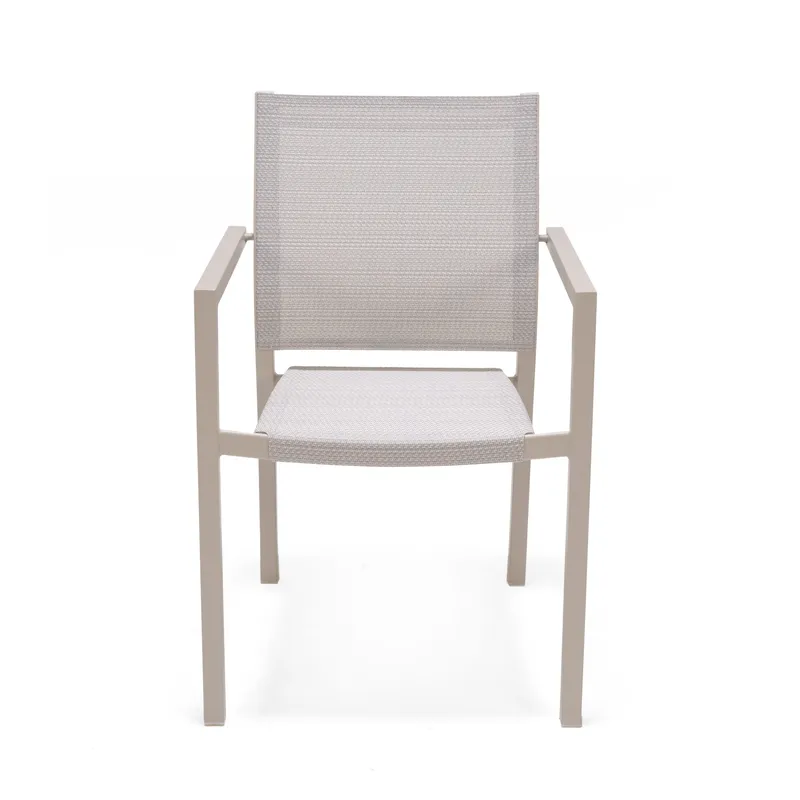 Urbanite Ulkoruokailuryhmä 205 cm 8 käsinojatuolia - Harmaa - Puutarhakalusteet - Ulkoryhmä - Ruokailuryhmät ulos