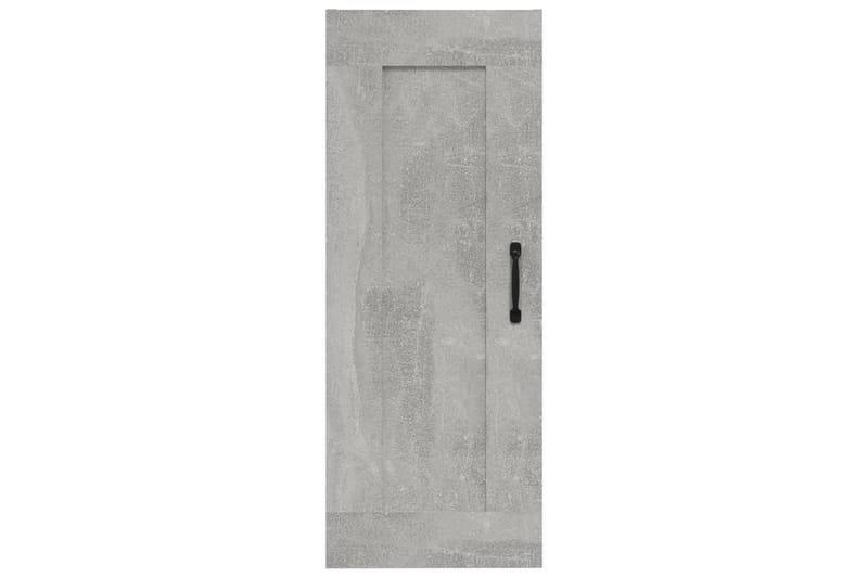 beBasic Riippuva kaappi betoninharmaa 35x34x90 cm tekninen puu - Harmaa - Säilytys - Seinäsäilytys