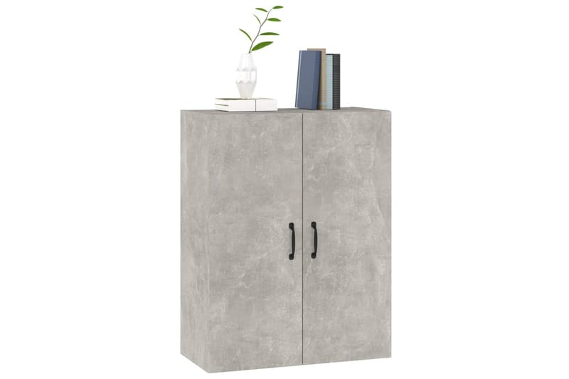 beBasic Riippuva kaappi betoninharmaa 69,5x34x90 cm tekninen puu - Harmaa - Säilytys - Seinäsäilytys