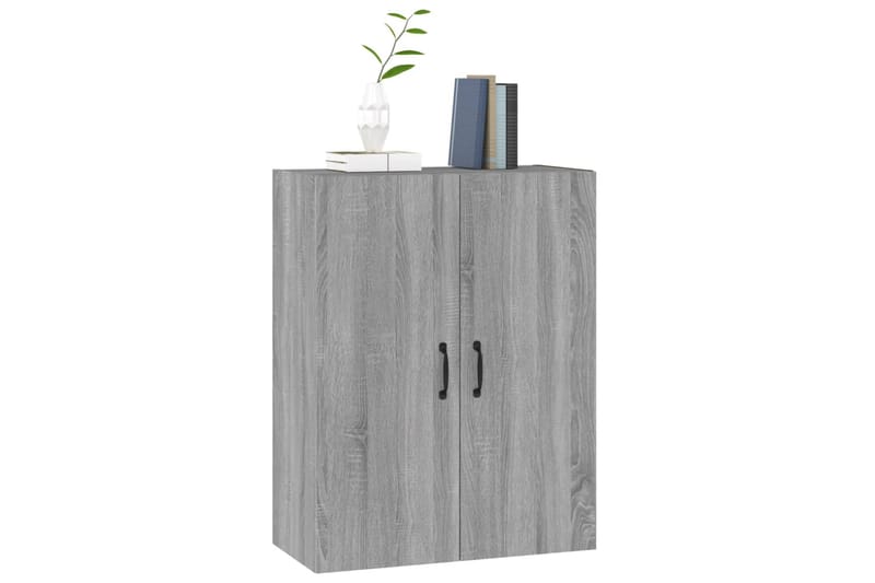 beBasic Riippuva kaappi harmaa Sonoma 69,5x34x90 cm tekninen puu - Harmaa - Säilytys - Seinäsäilytys
