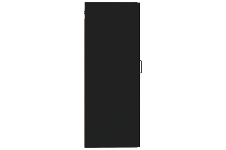 beBasic Riippuva kaappi musta 35x34x90 cm tekninen puu - Musta - Seinäsäilytys