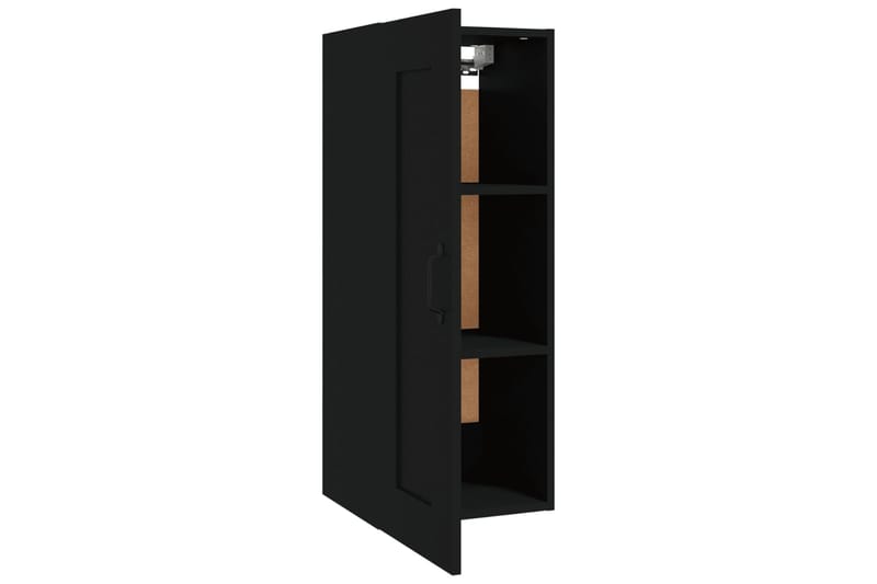 beBasic Riippuva kaappi musta 35x34x90 cm tekninen puu - Musta - Säilytys - Seinäsäilytys