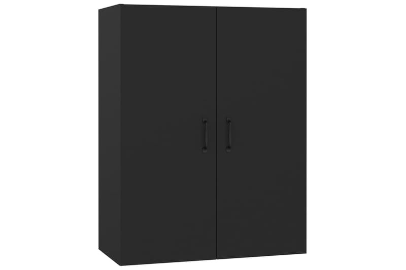 beBasic Riippuva kaappi musta 69,5x34x90 cm tekninen puu - Musta - Säilytys - Seinäsäilytys