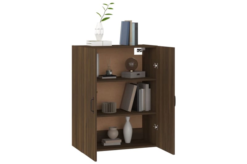 beBasic Riippuva kaappi ruskea tammi 69,5x34x90 cm tekninen puu - Ruskea - Säilytys - Seinäsäilytys