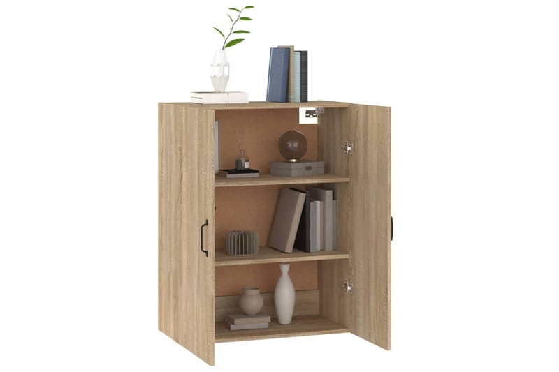 beBasic Riippuva kaappi Sonoma-tammi 69,5x34x90 cm tekninen puu - Ruskea - Säilytys - Seinäsäilytys