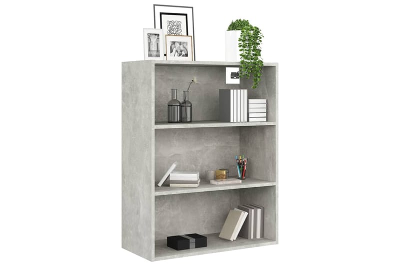 beBasic Riippuva seinäkaappi betoninharmaa 69,5x32,5x90 cm - Harmaa - Säilytys - Seinäsäilytys