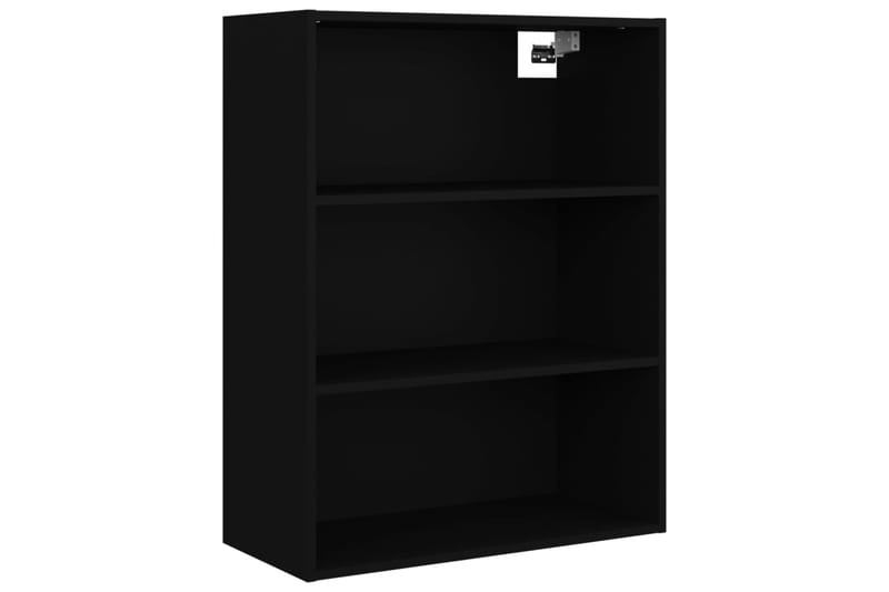 beBasic Riippuva seinäkaappi musta 69,5x32,5x90 cm - Musta - Säilytys - Seinäsäilytys